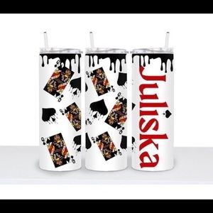 👑 Beautiful queen of spades cup 20 oz👸🏾